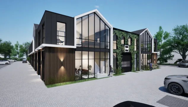 Nieuwbouw bedrijfspanden in Arnhem Overmaat met moderne uitstraling