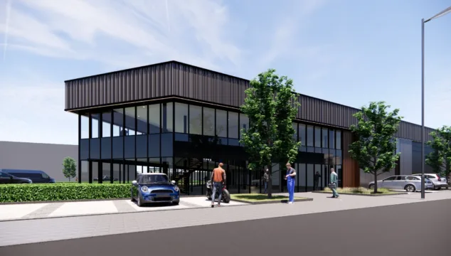 Nieuw bedrijfsgebouw met kantoor van 2.820 m² aan de Cargadoorweg in Nijmegen