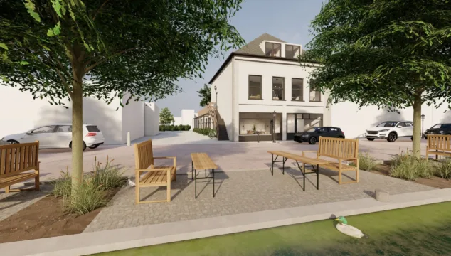 Karakteristiek pand aan de Dorpsstraat in Vreeswijk